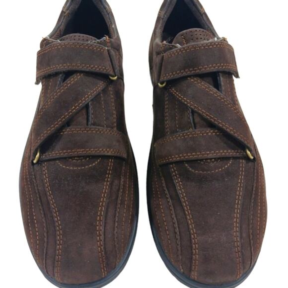 Ecco Sky Quick Fasten Suede/Nubuck Sneakers EUC $117 size 37 US 6/6.5   FS2190 - Picture 4 of 10